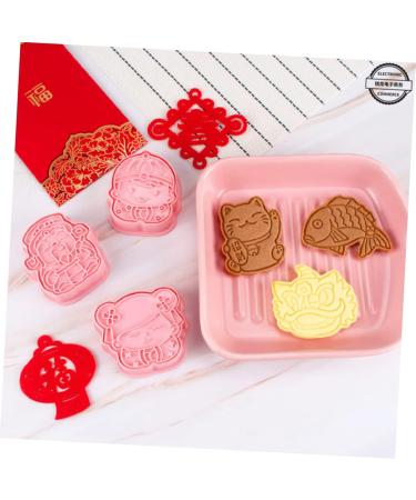 ABOOFAN 2 Sets Biscuit Mold Chocolate Cookie Cake Mold Biscuit Stamp Cutter Biscuits Mold Embossed 3D - Buy Online on GoSupps.com