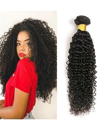 Ur Beautiful 8a Human Hair Curly 100% Brazilian hair Remy Human Human Human Hair Bundles Curly Brazilian Hair Kinky Hair Natural Black Color 24 inches (95 +/- 5G/PC) 60.96 cm