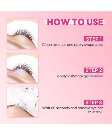 Eyelash Extension Remover - Gentle & Safe Gel Makeup Remover for Lash Extensions | 15ml - Buy Online on GoSupps.com