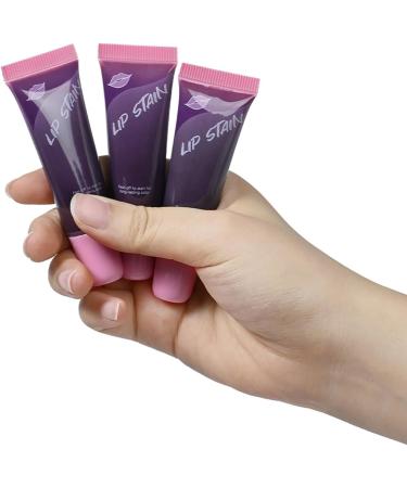 Lip Stain 3 Pieces Lipstick Peel Off Waterproof Peel Off Shield Tint Lip Gloss Lip Care Lipstick Peel Off Lip Tint Long Lasting Color Lip Stain Peel Off Mask Waterproof - Buy Online on GoSupps.com