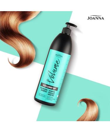 Joanna Professional Volume Up Hair Care Series with marine collagen and innovative volume complex volumizing hair shampoo for thin hair and more hair volume 1000 ml - Buy Online on GoSupps.com