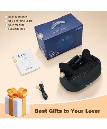 Knqze 3D Neck Massage Device - Deep Tissue Relief for Neck Shoulders & Legs | Perfect Gift for Men & Women - KN6-NM Blue - Buy Online on GoSupps.com