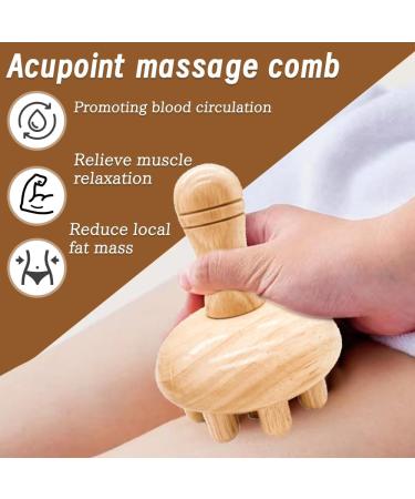 4-Piece Wooden Massage Trigger Point Set | Maderotherapy Roller & Lymphatic Drainage Device with Bag - Perfect for Relaxation & Healing - Buy Online on GoSupps.com