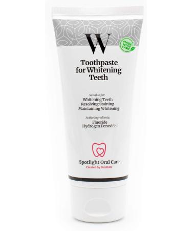 Spotlight Oral Care Teeth Whitening Strips - Hydrogen Peroxide Whitening | 14-Day Course with Whitening Toothpaste - Buy Online on GoSupps.com