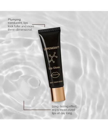  JASUBAI Moisturizing and volumizing lip serum and oil non-sticky clear lip gloss hydrating and nourishing for women's lips long-lasting glossy effect formulated - Buy Online on GoSupps.com