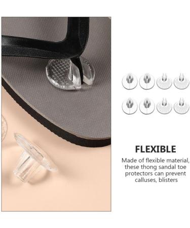 Women's Non-Slip Silicone Thong Sandal Toe Guards - 4 Pairs - Buy Online on GoSupps.com