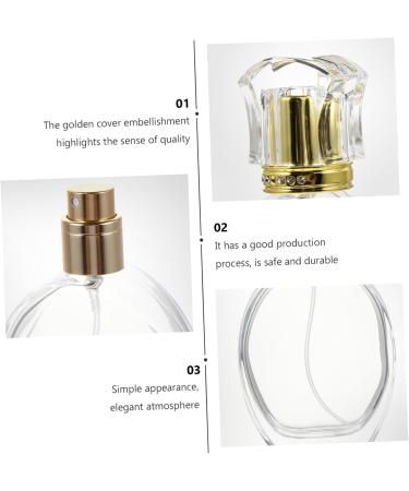 FRCOLOR 1pc Empty Glass Spray Perfume Bottle - Ideal for Travel & DIY Fragrances - Buy Online on GoSupps.com