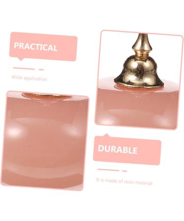 FRCOLOR 1 Set Manicure Practice Base Nail Practice Stand Nail Art Holder Nail Art Practice Holder False Nail Display Nail Art Practice Stand Fingernail Display Stands Resin Nail Supplies 3.5x3.5cm Pink - Buy Online on GoSupps.com