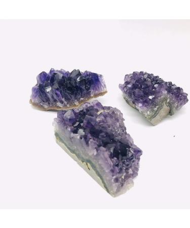 2pc 50g-90g raw Natural Dark Uruguayan Brazilian semi-Precious Stone Grape Amethyst Cluster for Sale - Buy Online on GoSupps.com