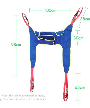 Toileting Hoist Sling Patient Lift Sling Portable Reusable Patient Lift Sling Polyester Divided Leg Patient Lift Slings for Seniors Handicap and Physical Therapy A - Buy Online on GoSupps.com