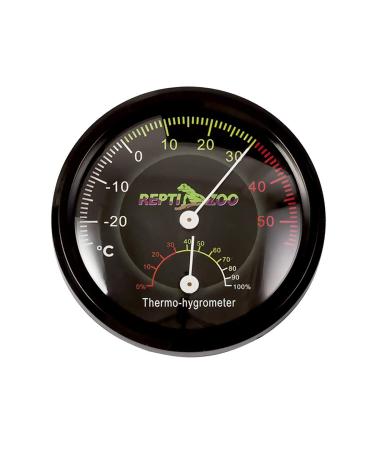Mallalah Needle Hygrometer Terrarium Thermometer Humidity Meter Pressure Gauge for Amphibian Reptiles Lizard Snake Reservoir ROHS Certified
