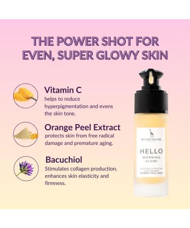 Vitamin C Serum for Face and Skin - 20% Vitamin C Anti-Ageing Formula with Hyaluronic Acid and Rhubarb Extract - VEGAN - 30ml - Natural Skin Care against Wrinkles and Blemishes - Buy Online on GoSupps.com