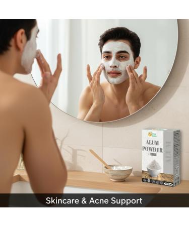 Herbs Botanica Alum Powder Potassium Alum Fitkari Granulated Powder Natural and Pure 2 oz No Additives Multi-Use Baking & Household Essential Pure - Buy Online on GoSupps.com