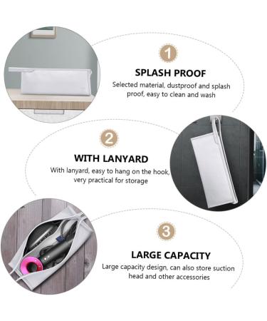 FRCOLOR Hair Dryer Storage Bag Hair Curling Iron Curling Iron Pouch Toiletry Bag Storage Bags Travel Digital - Buy Online on GoSupps.com