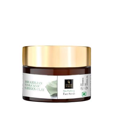 Good Vibes Skin Purifying Scrub - Brazilian Volcanic Green Clay (50 g)