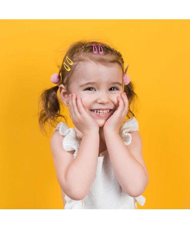 100 Pcs Mini Snap Hair Clips for Little Girls | 1 Inch Metal Barrettes for Toddlers | Kids Hair Accessories in Multicolor - Buy Online on GoSupps.com
