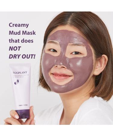 Papa Recipe Eggplant Mud Cream Mask 3.38 oz - Korean Sensitive Face Exfoliator - Buy Online on GoSupps.com