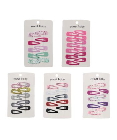 Zapire 52pcs No Slip Hair Clips for Girls & Toddlers | Snap Barrettes & Hair Accessories - Buy Online on GoSupps.com