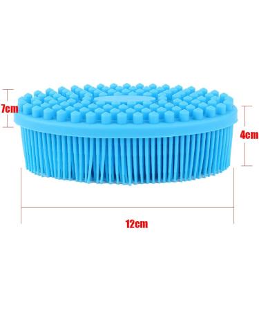 Vifemify Silicone Baby Sensory Brush - Blue | Tactile Massage Bath & Hair Comb - Buy Online on GoSupps.com