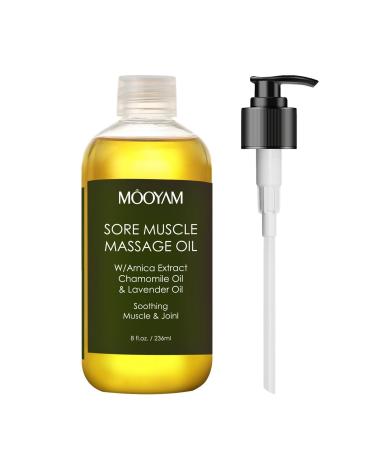 Massage Oil Back Well-Being Lavender Oil Natural Care Oil For Back Neck & Shoulder For Dry & Sensitive Skin 236ml