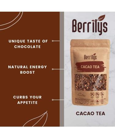 Berrilys Cacao Tea Loose Leaf chocolaty Taste Made from Cacao husks - Buy Online on GoSupps.com