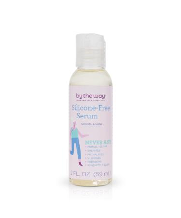 The BTW Co. Smooth & Shine Hair Serum | Vegan Silk Overnight Hair Serum | Add Shines + Repairs Damage | Silicone Free | For Color Treated + Dry/Damaged Hair | Clean Hair Treatment | Vegan Hair Serum 2 Ounce
