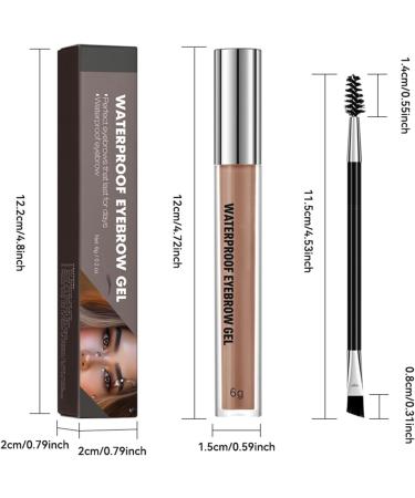  Generisch Tinted eyebrow gel - 6g - Waterproof and long-lasting gel - Fade-resistant eyebrow color - For home travel everyday wear and parties - Buy Online on GoSupps.com