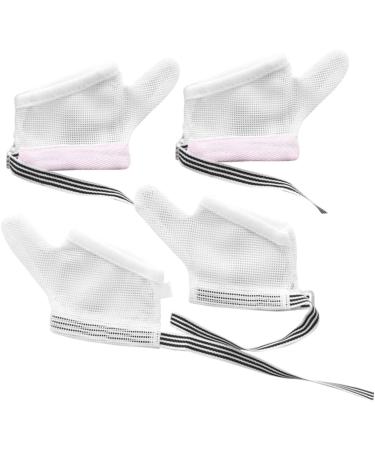 Healeved Anti-Eating Gloves - 6 Pairs Kid Hand Mittens Thumb Protector | Finger Sleeves for Baby - Nylon Baby Protection Gloves | Pink Black - Set of 3 (11x7x0.5cm) - Buy Online on GoSupps.com