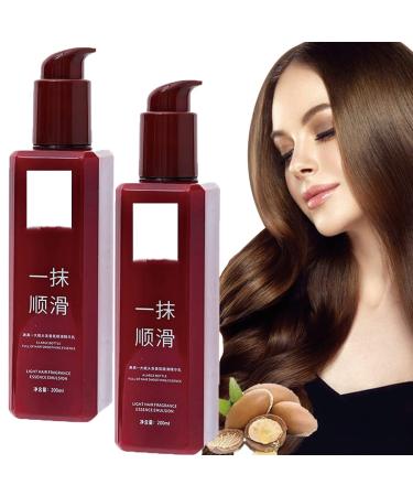 Hair Smoothing Leave-in Conditioner A Touch of Magic Hair Care Leave in Anti Frizz Shampoo Conditioner for Dry Damaged Hair Curly Hair (2pcs)