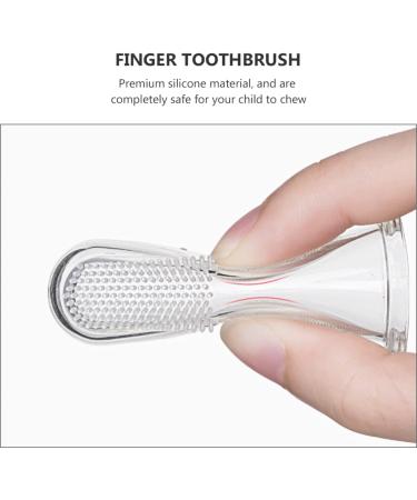 Minkissy Finger Toothbrush Set - Portable Gum Massager & Toddler Toothbrushes - 3 Pack with Carrying Bag for Babies & Children - Buy Online on GoSupps.com