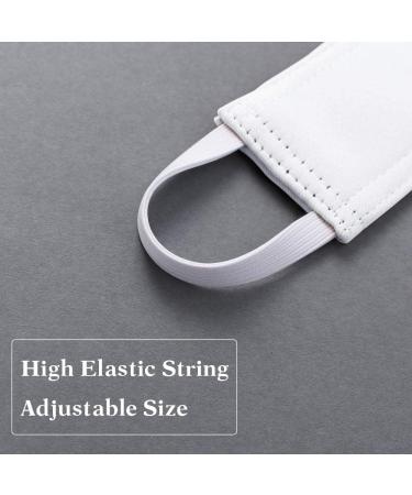 Set of 3 Quiet Door Closer Silencers for Baby Nursery - Elastic Straps, Universal Fit, Pure White, 4x2 inches - Buy Online on GoSupps.com