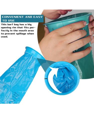 LINXIU Vomit Bags 1000ml - 16 Pack Disposable Emesis Bags for Travel, Car, Motion Sickness - Portable Nausea Barf Bags for Pregnant Women, Morning Sickness - Buy Online on GoSupps.com