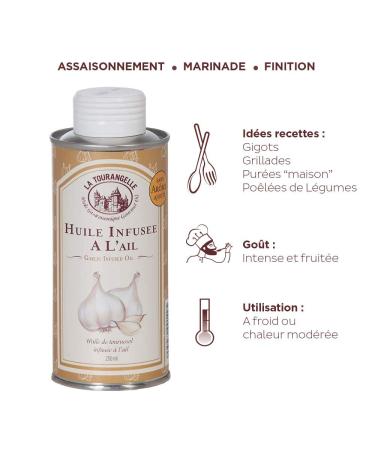 Buy La Tourlandelle Garlic Oil - Intense Fresh Garlic Flavor for Meat Purees & Marinades - 250ml 3-Pack | International Shipping - Buy Online on GoSupps.com