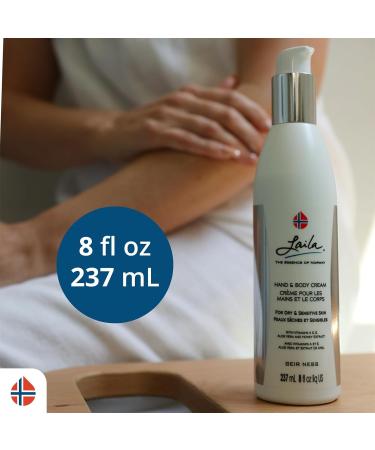 Geir Ness Laila Hand & Body Cream - Moisturizing Formula with Vitamin A & E Aloe Vera & Honey for Soft Smooth Hands - International Shipping Available - Buy Online on GoSupps.com