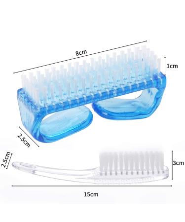 Senignol Handle Grip Nail Brush 5 Pack - Fingernail & Pedicure Cleaning Brushes Kit for Toes and Nails - Men Women Kids - Multicolor - Buy Online on GoSupps.com