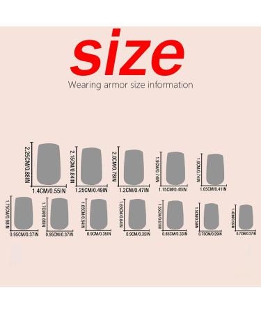 Red Press on Nails - Short Square Glossy Gel Fake Nails | Reusable Acrylic Manicure | 24 Pcs Classic Stylish Nail Art - Buy Online on GoSupps.com