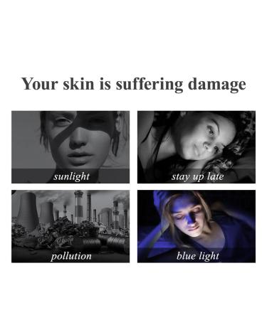 HKH Camellia Vitamin C Anti-Aging Serum | Anti-Wrinkle Face Essence with Niacinamide for Women - Tighten Skin & Reduce Fine Lines - Buy Online on GoSupps.com