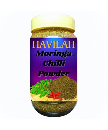 Havilah Moringa Chilli powder 250 g Moringa karam podi Munaga chilli Karam Superfood for Cooking Fibre Rich munaga aku Karam Podi Moringa Spice Powder