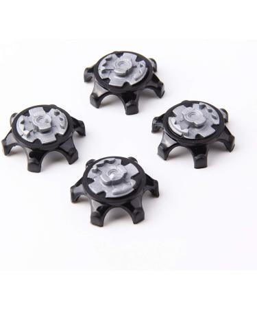 Sansheng Easy Change Golf Shoe Studs - 30pcs Anti-Skid Replacement Spikes (Black) - Buy Online on GoSupps.com