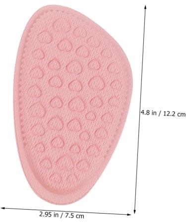 FRCOLOR Non-Slip High Heel Insole Pads - 12 Pairs Breathable Forefoot Mats for Comfort & Skid Resistance - Buy Online on GoSupps.com