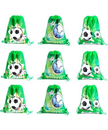 HOMSFOU 9pcs Kids Soccer Ball Kids Birthday Party Bags Gift Bags Football Treat Bags Football Goodie Bags Drawstring Burlap Bag Party Cookie Bag Kids Football Child Beam Port Storage Box - Buy Online on GoSupps.com