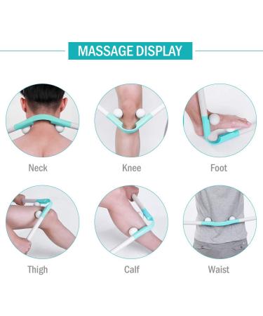 Neck Massager Manual | Trigger Point Neck & Shoulder Massage Stick | Perfect for Home & Office Use - Buy Online on GoSupps.com