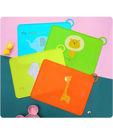 AODecor Silicone Deer Placemats for Kids | Non-Slip, BPA Free, Reusable | Perfect for Travel and Home Use - Buy Online on GoSupps.com