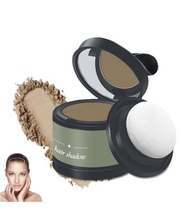 Bavooty Hair Root Powder Hair Powder Hair Concealer Volume Densifying Hair Root Repair for Women Men 4g (Light Brown)