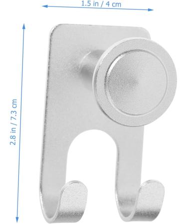 Cabilock 10 pcs No Hook Shaving Rack - Aluminum Hanging Hooks for Bathroom Razor & Bathrobe Storage Ideal for Men - Buy Online on GoSupps.com