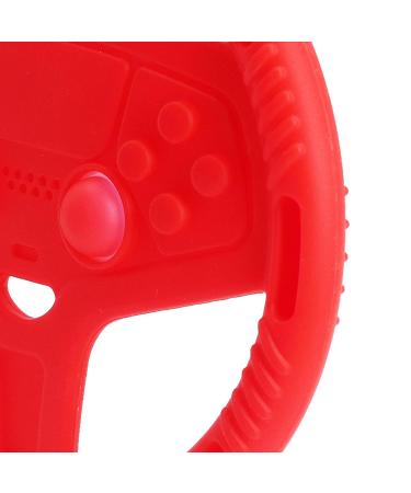 Sensory Chew Toy for Babies - Rudder Teething Silicone Toy for Boys and Girls - Easy to Hold and Clean - Red - Buy Online on GoSupps.com