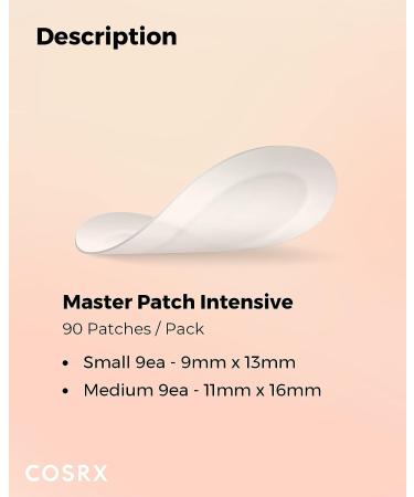 COSRX Master Patch Intensive 90 Patches - Hydrocolloid Pimple Patch with Tea Tree Oil for Quick Blemish Treatment - Korean Skincare 90 Count - Buy Online on GoSupps.com