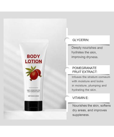  ZLHHRZJX Pomegranate Body Lotion Pomegranate Hand Face and Body Cream - Intensive Moisturizing Lotion for All Skin Types Shea Body Butter with Pomegranate Scent Moisturizing Care (5 PCS) - Buy Online on GoSupps.com