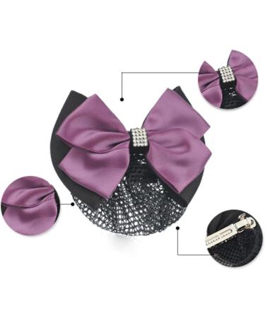Bowknot Snood Net Net Hair Clip Net Hair Clip Barrette Hairnet Ladies Hair Pin Bowtie Barrette Hair Clip Snood Net Pink - Buy Online on GoSupps.com