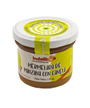 Indalitos - Green apple jam with cinnamon - Pack 3 x 120g